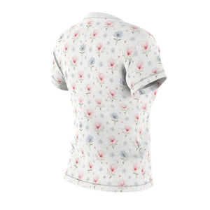 All Over Prints - Floral Pattern Women’s Tee Aop Cut & Sew Style - Dipaliz