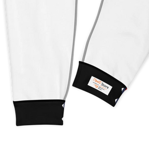 Women’s Black Joggers with Red Diamond Side Stripe | Athletic Pants - s