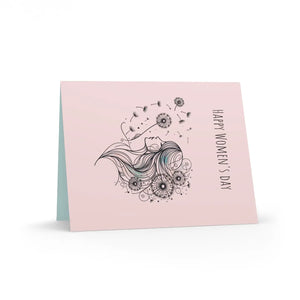 Dandelions Greeting Cards - Vintage Uncoated - Dipaliz - & Note