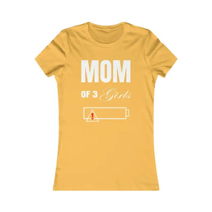 Women’s Favorite Tee - Ultra Soft Comfort Style - Three Girls - m / Gold - T-shirts