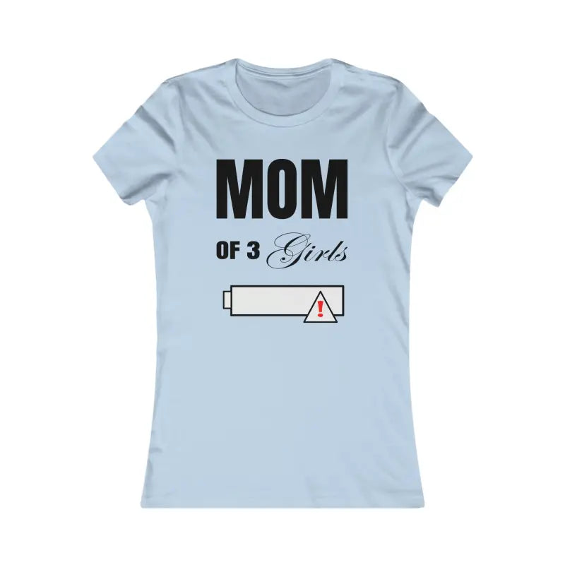 Discover Three Girls’ Favorite Featherlight Comfort Tee - s / Baby Blue T-shirt