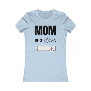 Women’s Favorite Tee - Ultra Soft Comfort Style - Three Girls - s / Baby Blue - T-shirts