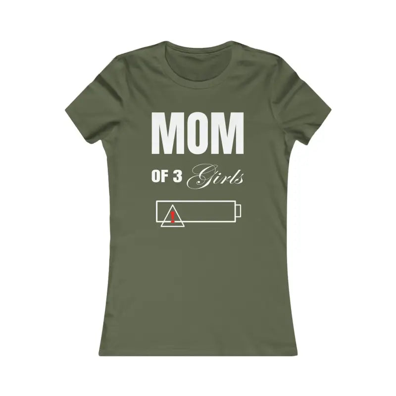 Discover Three Girls’ Favorite Featherlight Comfort Tee - s / Military Green T-shirt