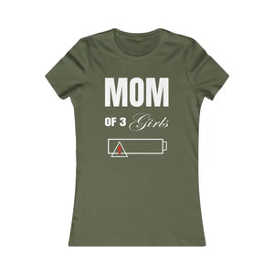 Women’s Favorite Tee - Ultra Soft Comfort Style - Three Girls - s / Military Green - T-shirts