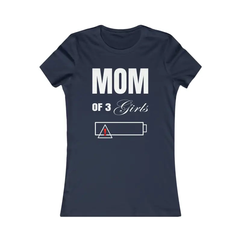 Discover Three Girls’ Favorite Featherlight Comfort Tee - s / Navy T-shirt