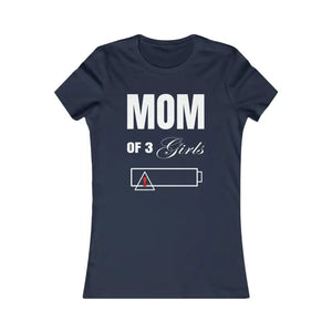 Women’s Favorite Tee - Ultra Soft Comfort Style - Three Girls - s / Navy - T-shirts