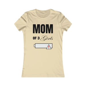 Women’s Favorite Tee - Ultra Soft Comfort Style - Three Girls - s / Cream - T-shirts