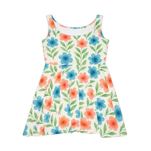 Premium Floral Skater Dress Summer Garden Party Style Dipaliz - Dresses