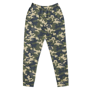 Women’s Green Camo Jogger Pants | Slim Fit Camouflage Track Joggers - s