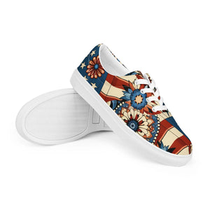 Women’s Lace-up Canvas – Boho Fashion Shoes - Dipaliz - Sneakers
