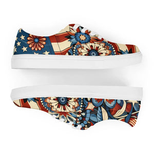 Women’s Lace-up Canvas – Boho Fashion Shoes - Dipaliz - Sneakers
