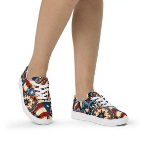 Women’s Lace-up Canvas – Boho Fashion Shoes - Dipaliz - Sneakers