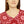 Red Floral Mandala Women’s Long Sleeve V-neck Shirt (aop) - T-shirts - Xs