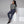 Women’s Navy Blue Geometric Print Joggers | Slim Fit Athletic Pants - s