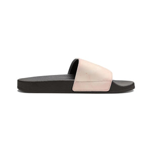 Women’s Pink Marble Removable-strap Sandals, Slide with Interchangeable Strap
