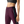 Women’s Plum Jogger Pants with Multicolor Side Stripe | Track Joggers - s