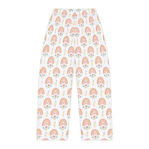 Women’s Rainbow Pajama Pants, Pastel Boho Rainbows Sleepwear - Pajamas