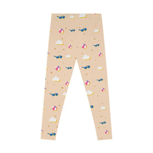 Beach Elements Spandex Leggings - Women’s Fashion - Dipaliz