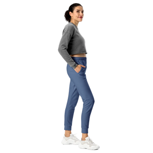 Women’s Steel Blue Jogger Pants with Scorpion Graphic | Athletic Track Joggers - s