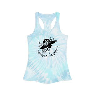 Women’s Tie Dye Racerback Tank Top - Bold Patterns - Dipaliz - Tops