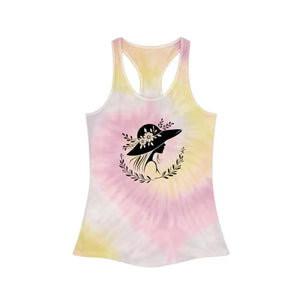 Women’s Tie Dye Racerback Tank Top - Bold Patterns - Dipaliz - Tops