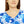 Women’s V-neck Long Sleeve Shirt, Blue Retro Bubble Allover Print - T-shirts - Xs