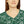 Women’s V-neck Long Sleeve Shirt, Green Swirl All-over Print - T-shirts