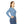 Blue Ikat All‑over Print Women’s V‑neck Long Sleeve Top - T-shirts - Xs