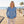 Blue Ikat All‑over Print Women’s V‑neck Long Sleeve Top - T-shirts - Xs