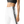 Women’s White Jogger Pants with Black Side Stripes | Athletic Track Joggers - s