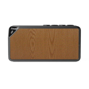 Wood Print Bluetooth Speaker Rich Sound Design - Dipaliz - 4.25’’ x 2.25’’ / Black - Speakers