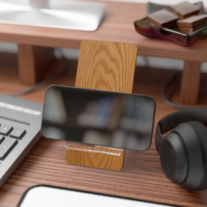 Premium Wooden Print Smartphone Stand - Natural Wood - Dipaliz - Mobile Phone Stands