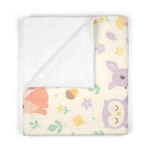 Woodland Friends Baby Blanket – Soft Fleece - Dipaliz - Blankets