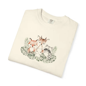 Cute Watercolor Woodland Friends Tee - Cotton - Dipaliz - T-shirts - s