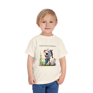 Soft Cotton Woof Tastic Kiddo Tee Puppy Toddler Shirt Dipaliz - Baby & Clothing