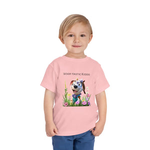 Soft Cotton Woof Tastic Kiddo Tee Puppy Toddler Shirt Dipaliz - Baby & Clothing