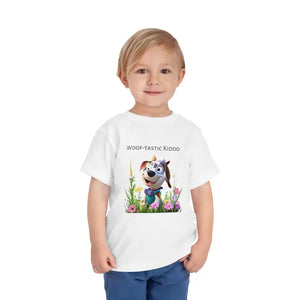 Woof Tastic Kiddo Tee Playful Puppy Style - Dipaliz - White / 2t - Baby & Toddler Clothing