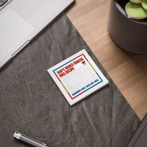 World Famous Bbq Recipe Sticky Note Pad - Dipaliz - Notes