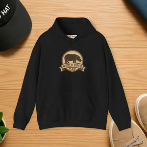 World Hippo Day Ultra Comfy Cloud Hoodie - Dipaliz - s / Black - Hoodies