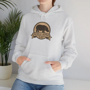 World Hippo Day Ultra Comfy Cloud Hoodie - Dipaliz - Hoodies