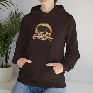 World Hippo Day Ultra Comfy Cloud Hoodie - Dipaliz - Hoodies