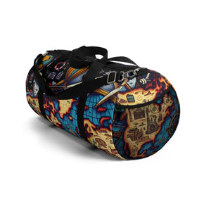 World Map Duffel Bag - Polyester Oxford Canvas - Dipaliz - Bags