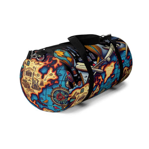 World Map Duffel Bag - Polyester Oxford Canvas - Dipaliz - Bags