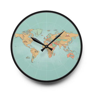 World Map Acrylic Wall Clock – Living Room - Dipaliz - Clocks