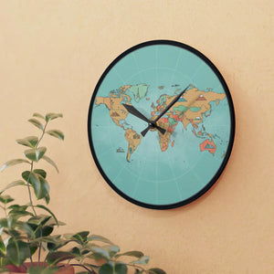 World Map Acrylic Wall Clock – Living Room - Dipaliz - Clocks