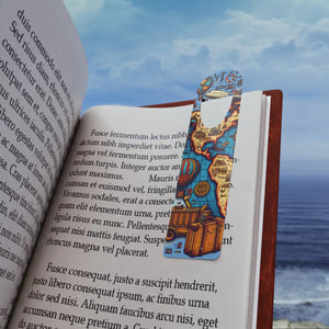World Map Aluminum Bookmark - Elegant Travel Gift - Dipaliz - Bookmarks