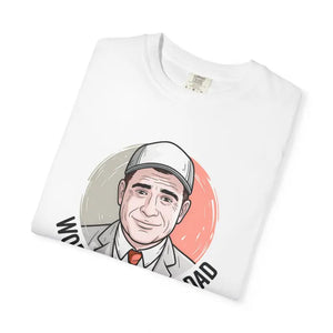 Worlds Okayest Dad Funny Tee - Relaxed Fit Cotton Shirt - Dipaliz - T-shirts