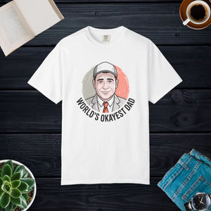 Worlds Okayest Dad Funny Tee - Soft Cotton - Dipaliz - T-shirts - s