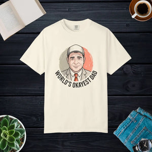 Worlds Okayest Dad Funny Tee - Soft Cotton - Dipaliz - T-shirts - s