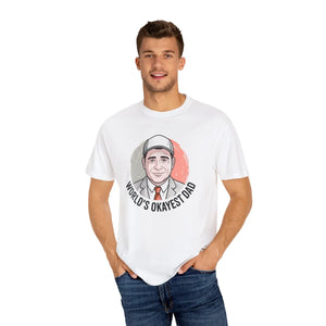 Worlds Okayest Dad Funny Tee - Soft Cotton - Dipaliz - T-shirts - s